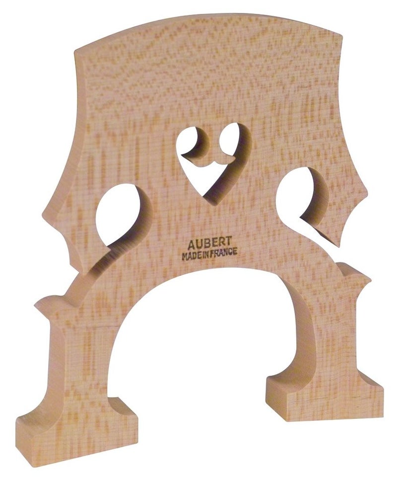 Aubert VB-14 Old European Cello Bridge â€“ 4/4 Size â€“ Premium European Maple for Enhanced Tone & Sound Projection